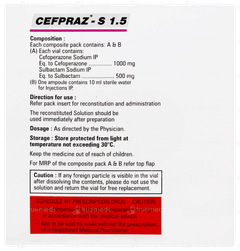 Cefpraz S 1.5 Injection 1 Cefpraz S 1.5 Injection 1