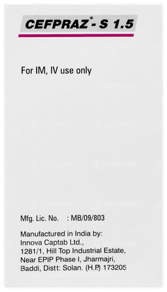 Cefpraz S 1.5 Injection 1 Cefpraz S 1.5 Injection 1