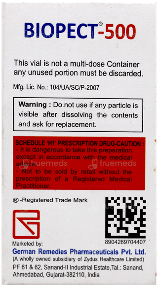 Biopect 500 Injection 1