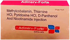 Adinerv Forte 1000 Mcg/100/100 Mg Injection 2 Ml