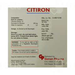 Citiron 250 Mg Injection 1