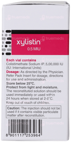 Xylistin 0.5miu Injection 10ml Xylistin 0.5miu Injection 10ml
