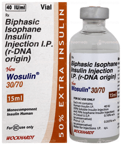 Wosulin New 30/70 40iu Injection 15ml Wosulin New 30/70 40iu Injection 15ml