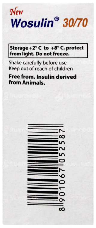 Wosulin New 30/70 40iu Injection 15ml