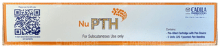 Nu Pth 750Mcg Injection 3Ml