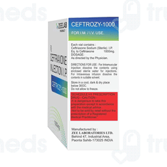 Ceftrozy 1000 MG Injection 1 Ceftrozy 1000 MG Injection 1