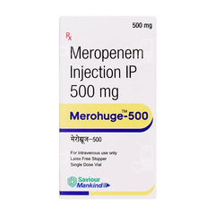 Merohuge 500 Injection 1