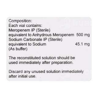 Merohuge 500 Injection 1