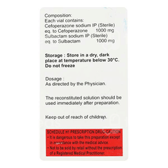 Sulbagreat 2 Gm Injection 1 Sulbagreat 2 Gm Injection 1