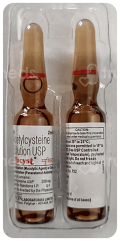 Mucyst 2Ml Pack Of 2 Injections