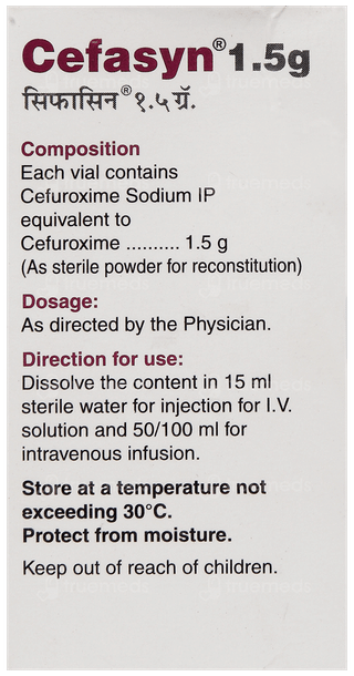 Cefasyn 1500 MG Injection 1