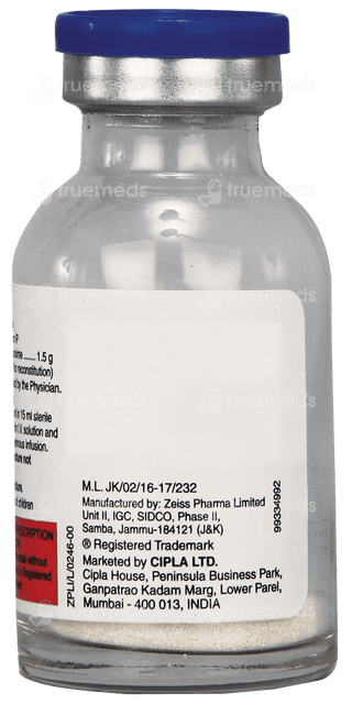 Cefasyn 1500 MG Injection 1