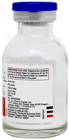 Ciplacef S 1.5g Injection 1 Ciplacef S 1.5g Injection 1