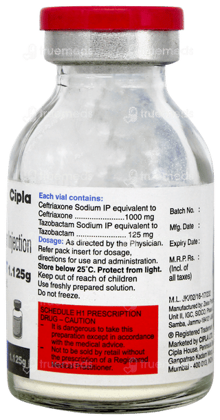 Ciplacef T 1.125g Injection 1