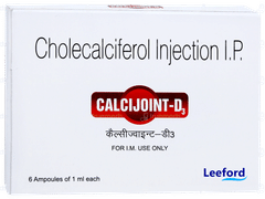 Calcijoint D3 Injection 1ml Calcijoint D3 Injection 1ml