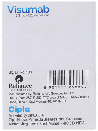 Visumab 0.5 MG Injection 0.23 ML