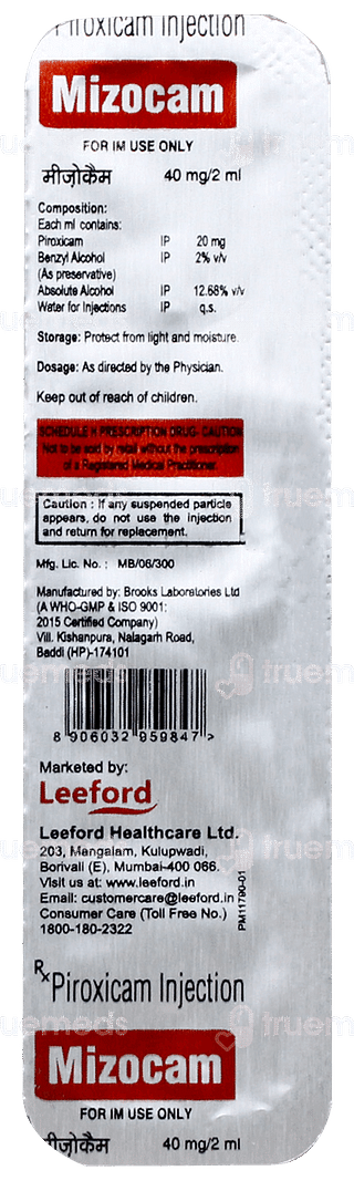 Mizocam Injection 2ml