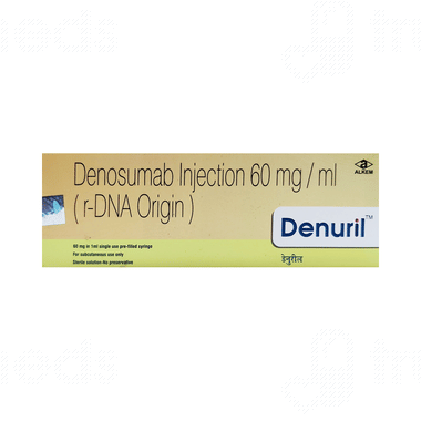 Denul Denuril 60 Mg Injection 1 Ml - Uses, Side Effects, Dosage, Price | Truemeds