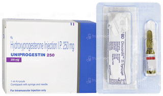 Uniprogestin 250 Injection 1ml