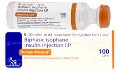 Human Mixtard 100Iu Injection 10Ml Human Mixtard 100Iu Injection 10Ml