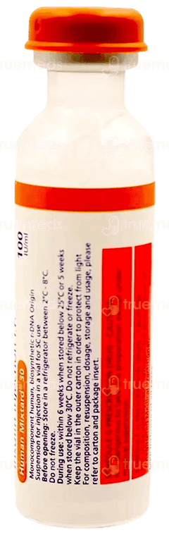 Human Mixtard 100Iu Injection 10Ml Human Mixtard 100Iu Injection 10Ml