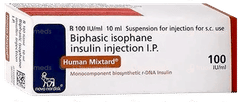 Human Mixtard 100Iu Injection 10Ml Human Mixtard 100Iu Injection 10Ml