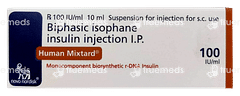 Human Mixtard 100iu Injection 10ml