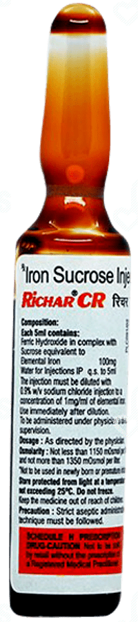 Richar Cr 100 Mg Injection 5 Ml - Uses, Side Effects, Dosage, Price ...