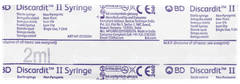 Bd Discardit Ii 2Ml Syringe 1