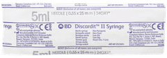 Bd Discardit I I Syringe 5Ml
