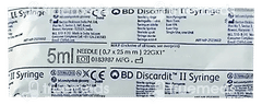 Bd Discardit I I Syringe 5ml