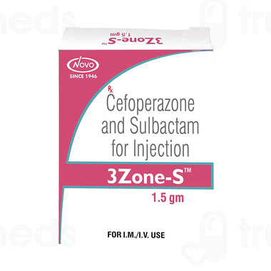 Tryzone Injection 3Zone S 1.5 Gm Injection: Uses, Side Effects, Price & Substitutes