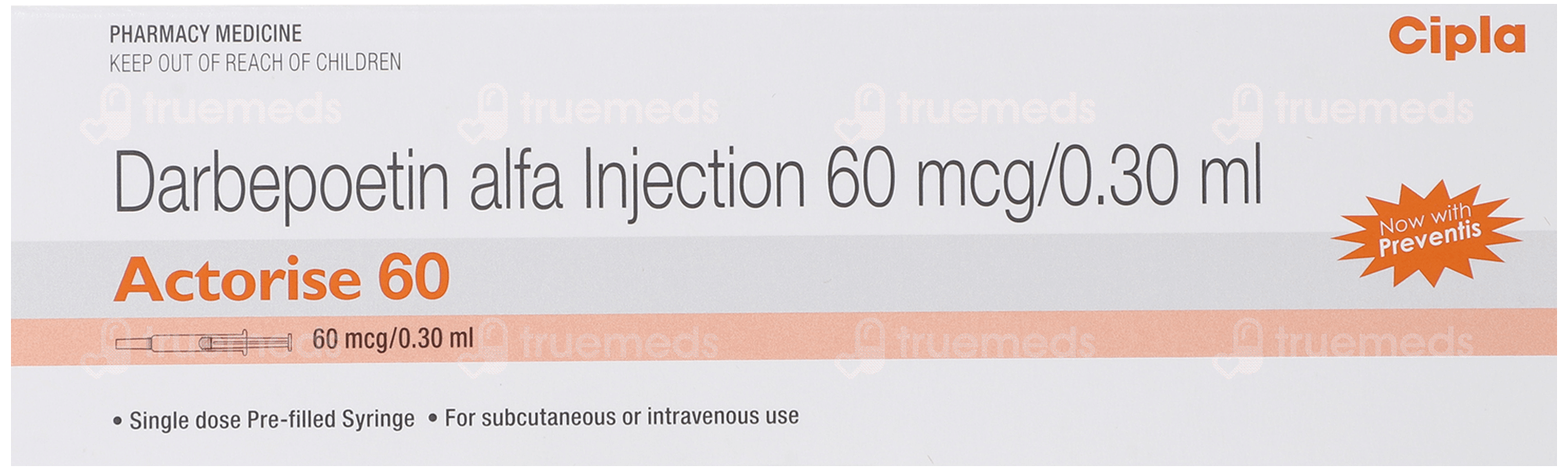 Actorise 60 Mcg Injection 03 Ml - Uses, Side Effects, Dosage, Price ...