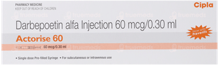 Actorise 60 MCG Injection 0.3 ML