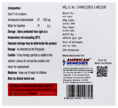 Amioron 150 Injection 3ml