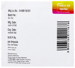 Frasix 40 Injection 4ml Frasix 40 Injection 4ml