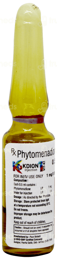 Kdion 1mg Injection 0.5ml Kdion 1mg Injection 0.5ml