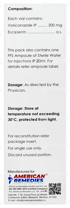 Voriconaz 200 Injection 1