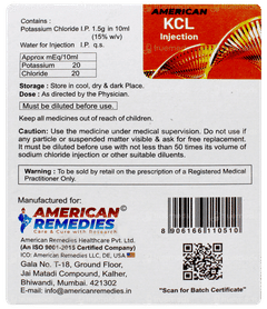 Kcl Injection 10ml Kcl Injection 10ml