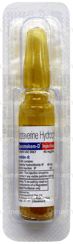 Spasmokem D 40 Mg Injection 2 Ml Spasmokem D 40 Mg Injection 2 Ml