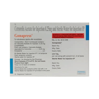 Gonapress 0.25 MG Injection 1