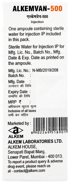 Alkemvan 500 Injection 1