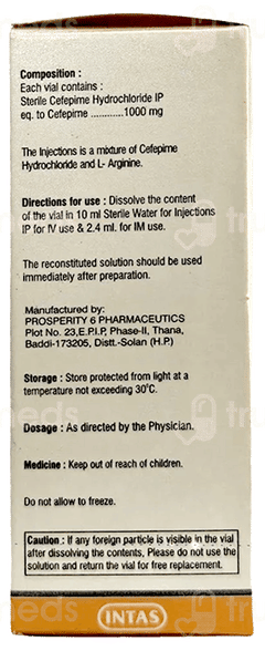 Intapime Injection 1 GM Intapime Injection 1 GM