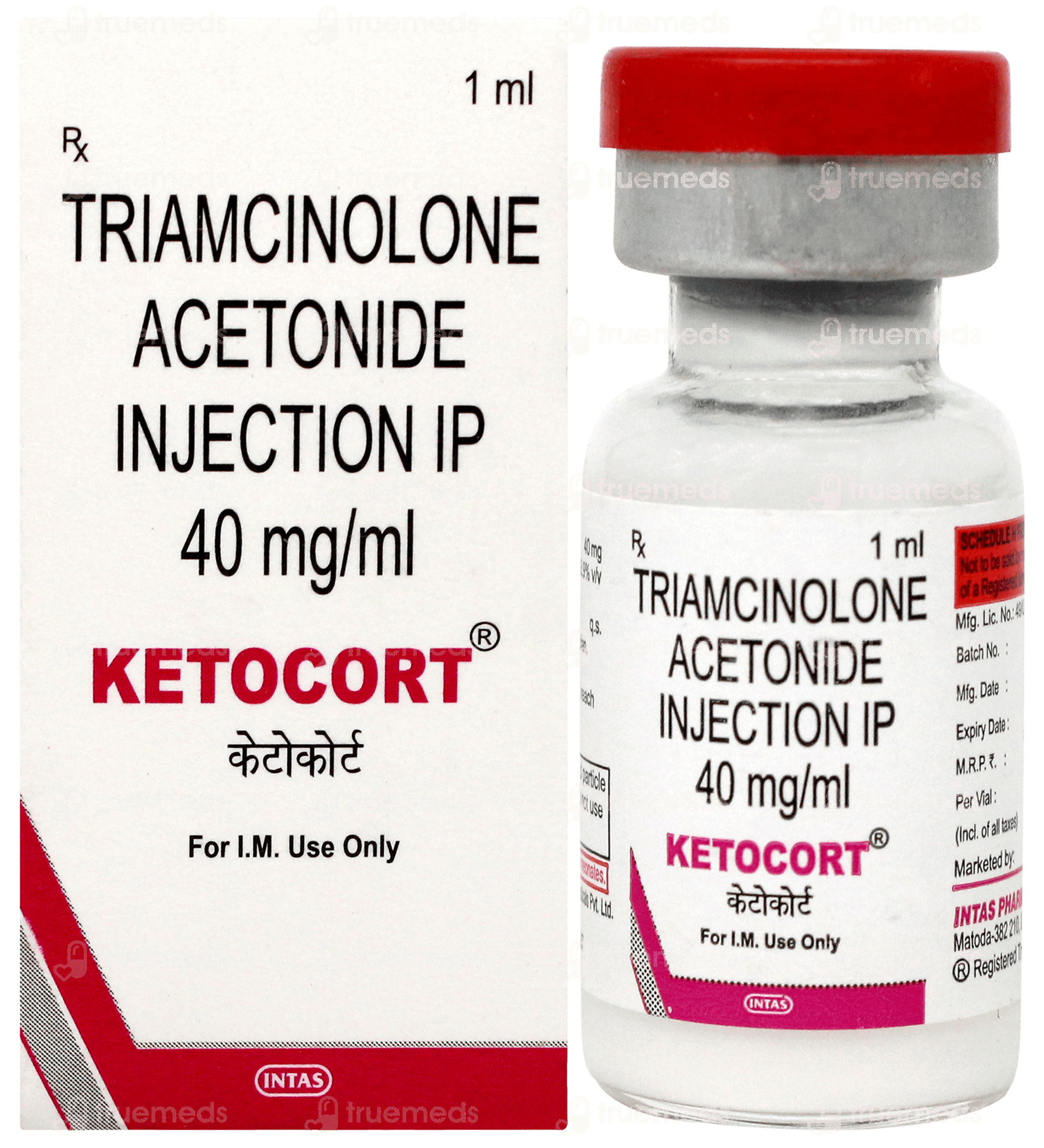Ketocort Injection 1 Ml - Uses, Side Effects, Dosage, Price | Truemeds