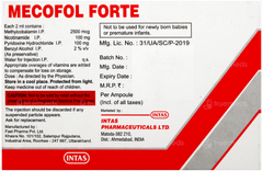 Mecofol Forte Injection 2ml