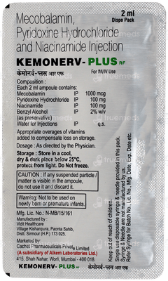 Kemonerv Plus Rf Injection 2 Ml