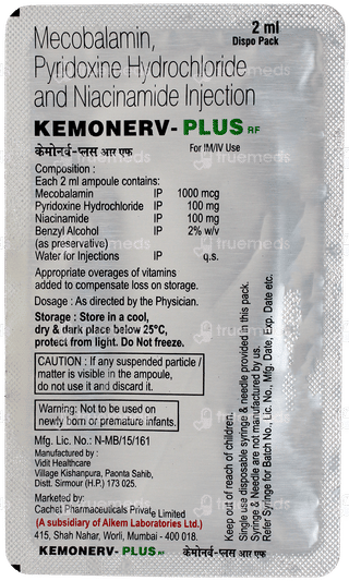 Kemonerv Plus Rf Injection 2 Ml