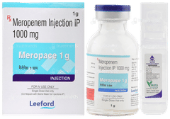Meropace 1 GM Injection 20 ML Meropace 1 GM Injection 20 ML