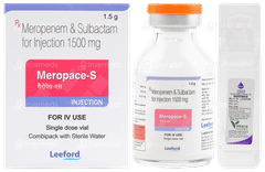 Meropace S 1.5 GM Injection 20 ML