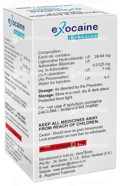 Exocaine Injection 30ml